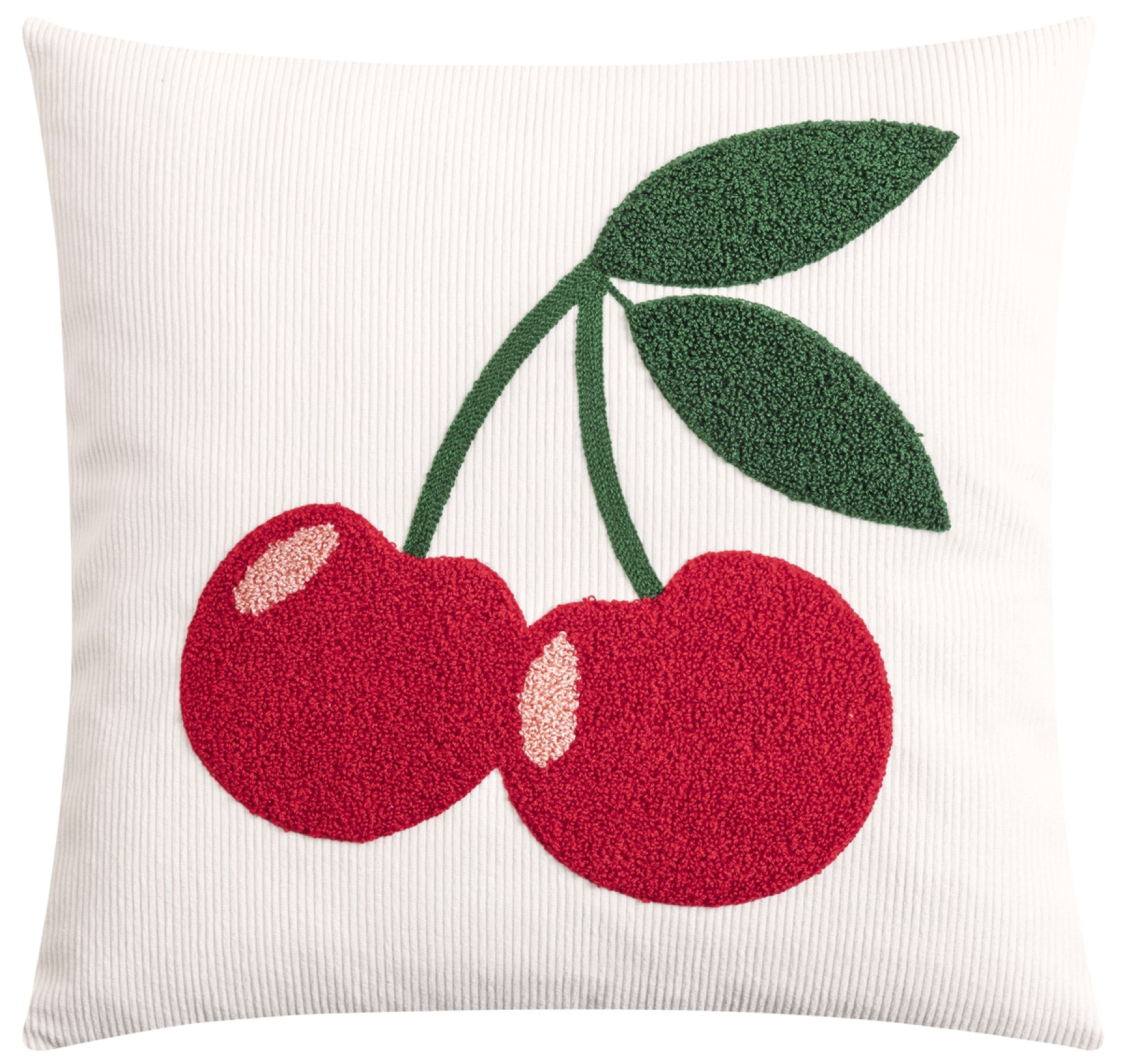 Magma Kissenhülle Pixie 'Cherry' 45 x 45 cm Weiß